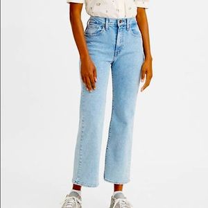 Levi’s High Rise Cropped Flare Jeans